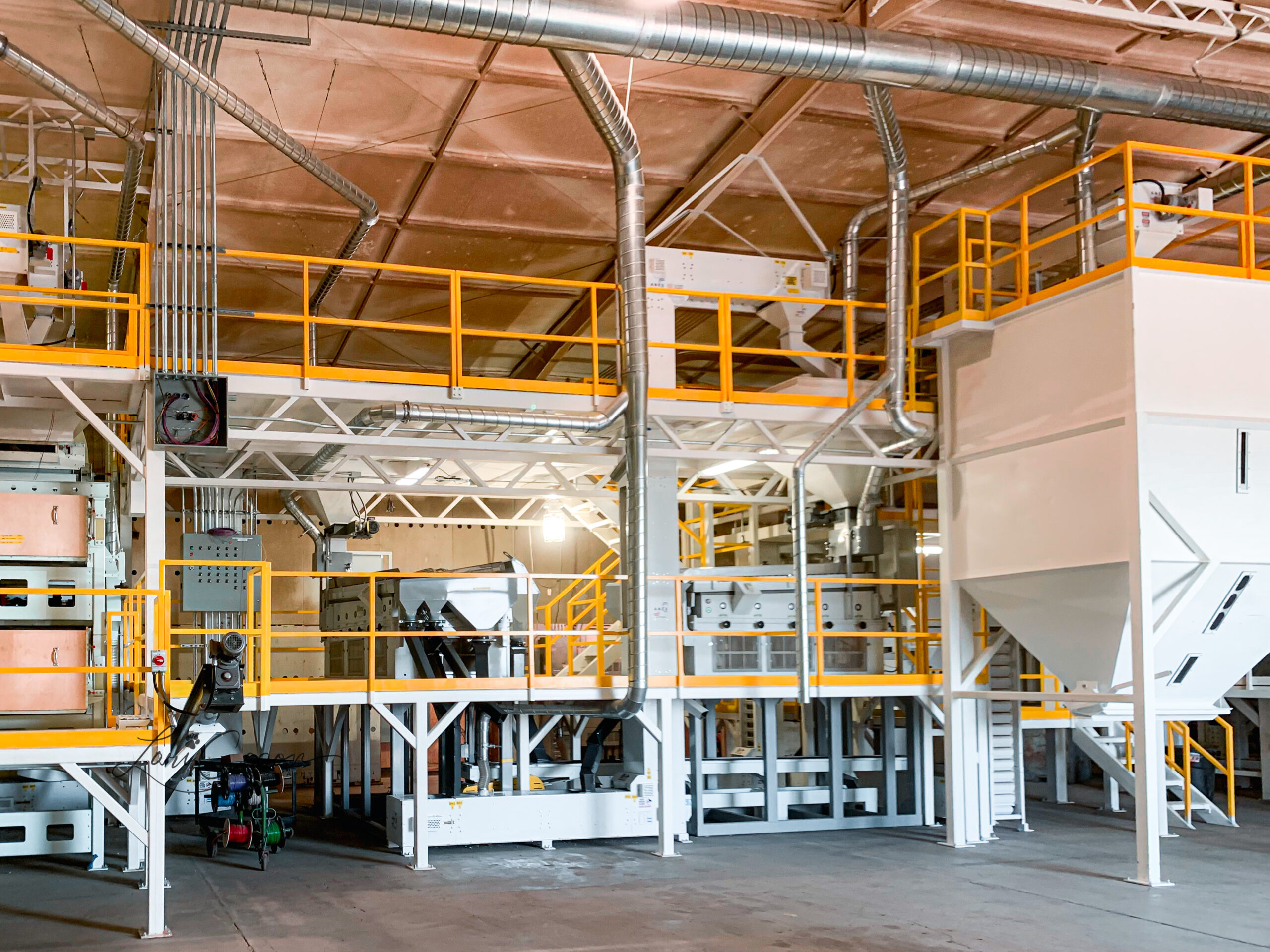 Pea Processing Plant Design, Fabrication and Equipment Installation in Washington